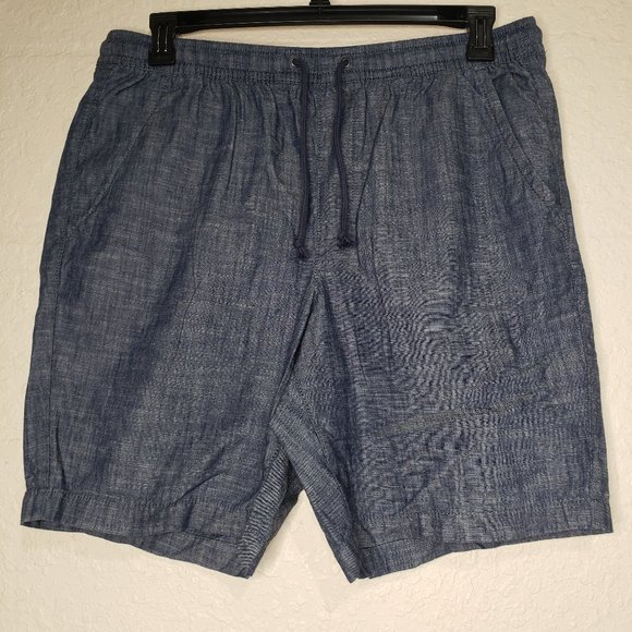 Urban Pipeline Blue  Cotton Shorts Large - Picture 5 of 12